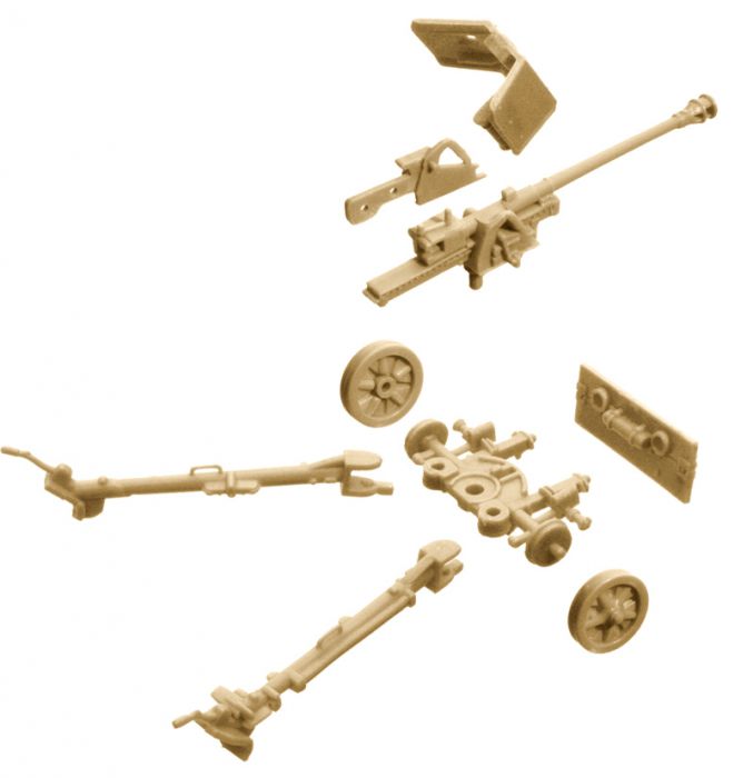 WWII - GERMAN PAK40 AT GUN & CREW (1:72)