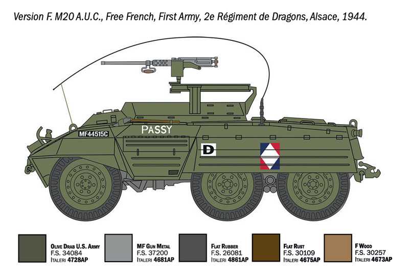 M8 Greyhound / M20 (1:72)