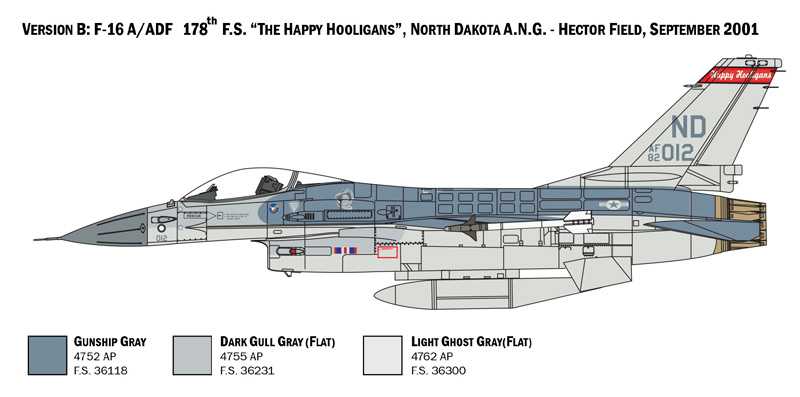 F-16A Fighting Falcon (Italeri 1:48)