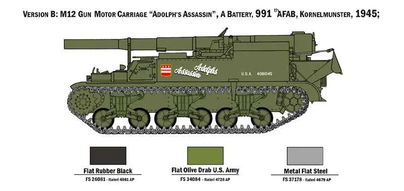 M12 Gun Motor Carriage (Italeri 1:72)