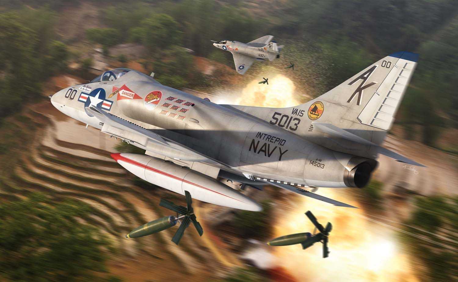 Letadlo Douglas A4 Skyhawk (Airfix 1:72)