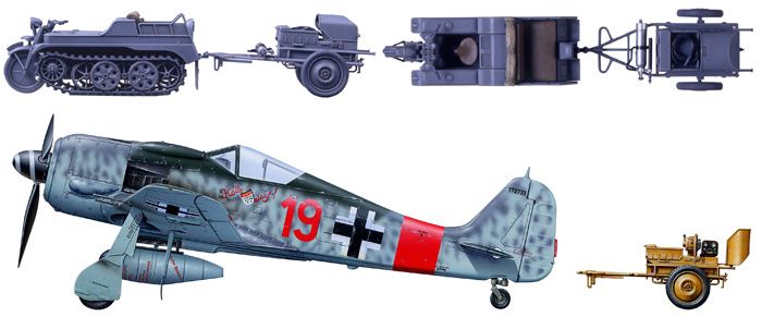 APS Unit + Kettenkraftrad (Tamiya 1:48)