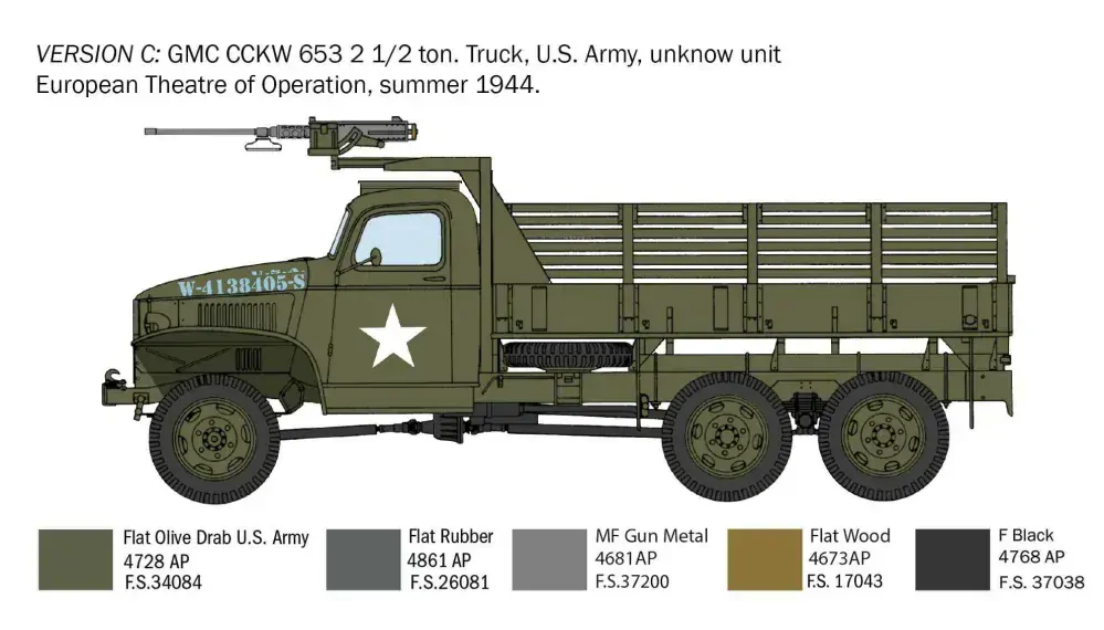 GMC 2 1/2 ton. 6x6 truck (Italeri 1:35)