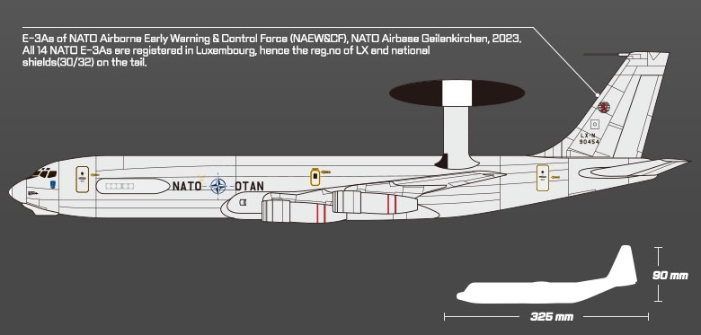 USAF E-3G Sentry"AEW&C" (Academy 1:144)