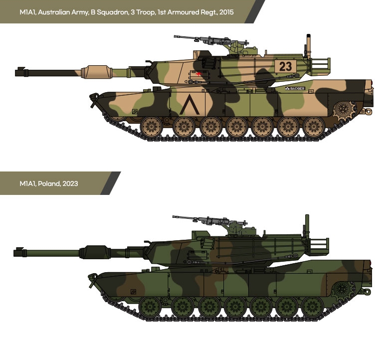 USMC M1A1 Abrams (Academy 1:72)