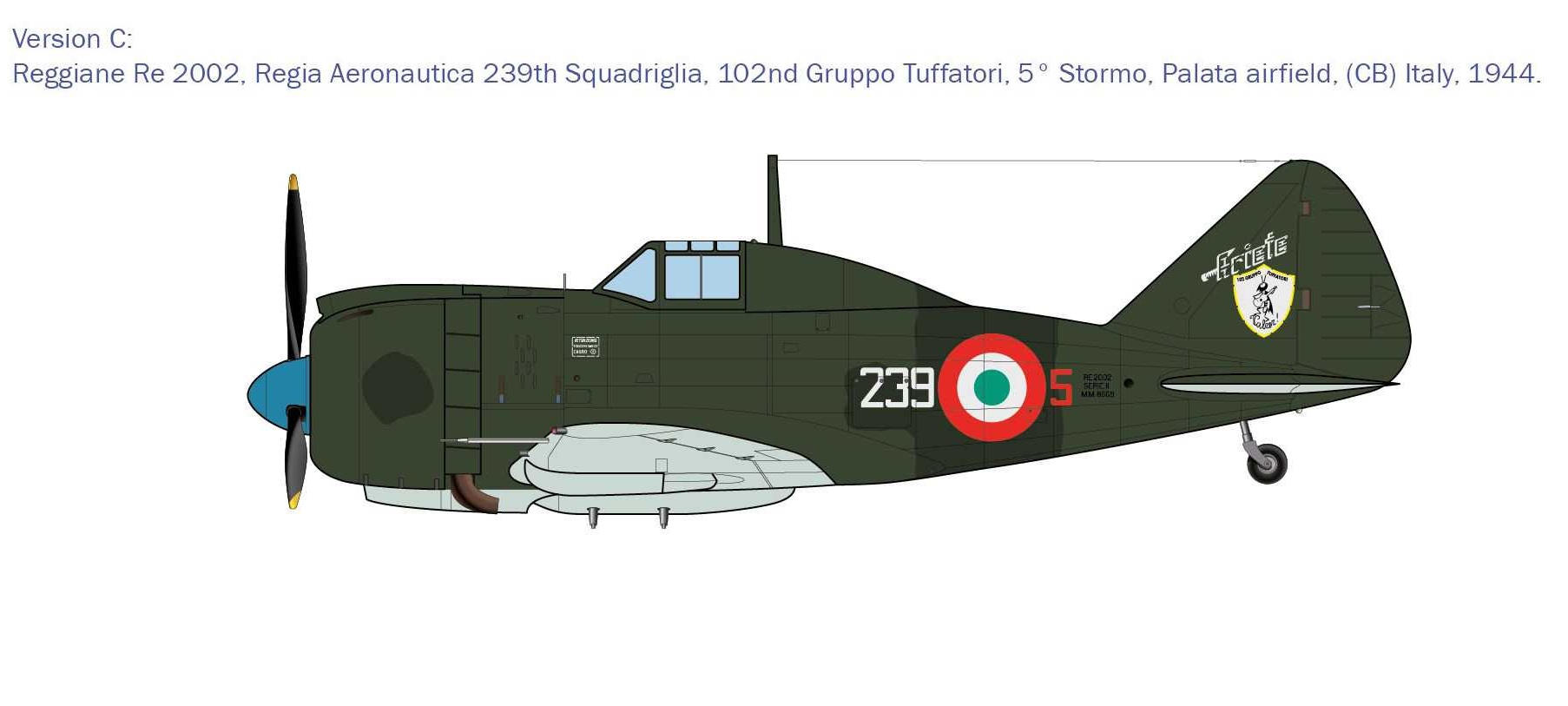 Reggiane Re.2002 Ariete (Italeri 1:72)