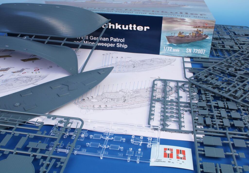 Kriegsfischkutter ‘WWII German Patrol and Minesweeper Ship’ 1:72