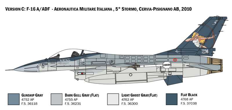 F-16A Fighting Falcon (Italeri 1:48)