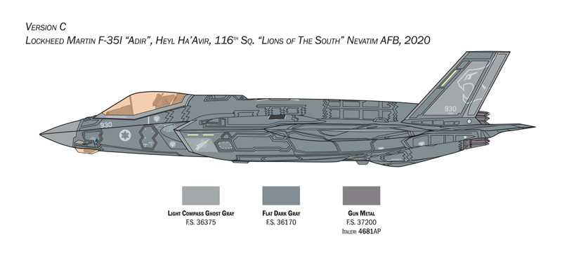 F-35A Lightning II (Beast Mode) (Italeri 1:72)