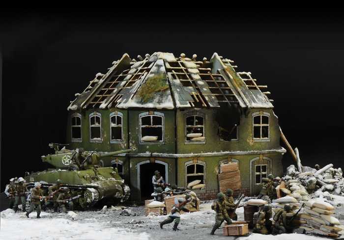 Diorama Bastogne Siege 80 Years (Italeri 1:72)