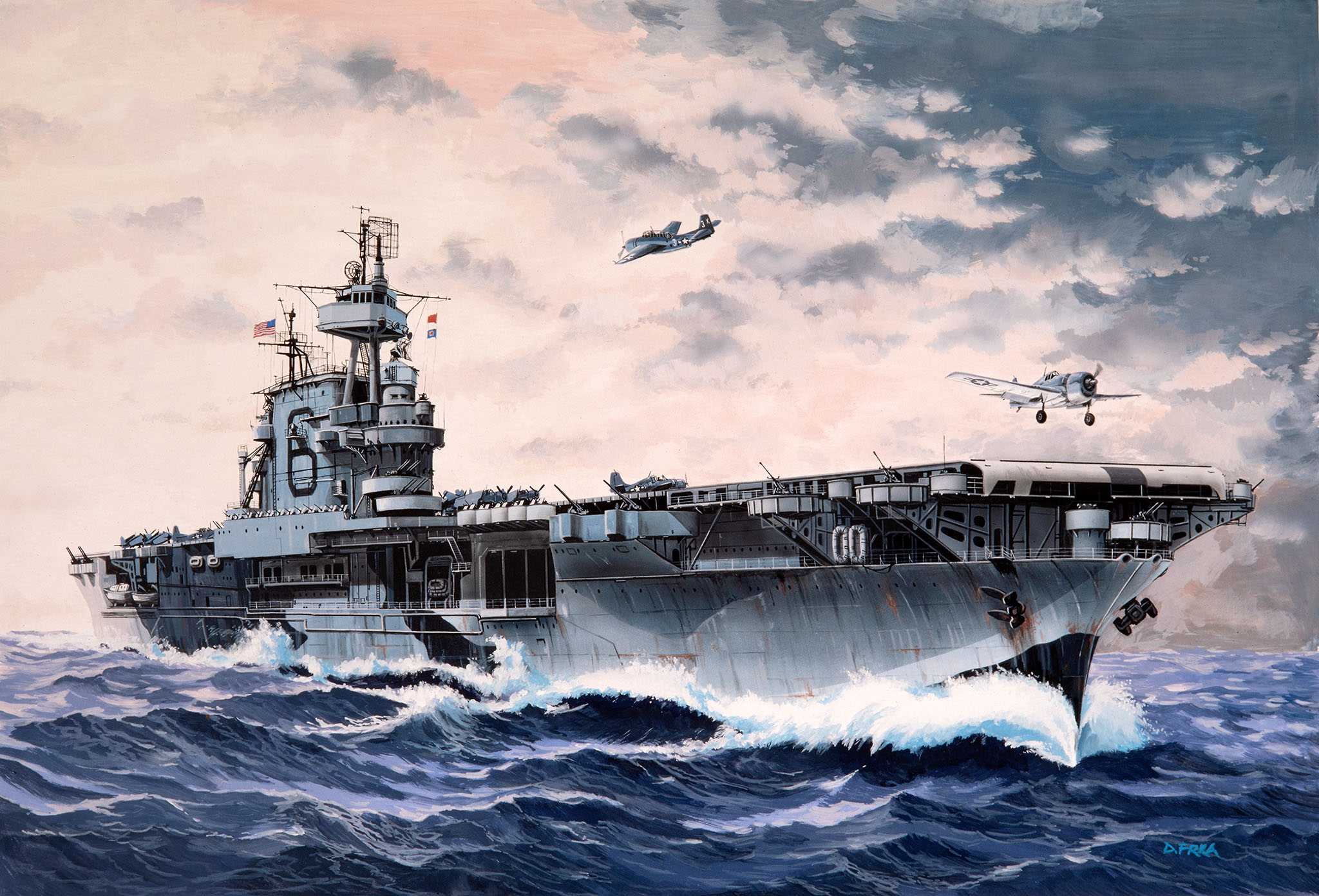 Set - USS Enterprise CV-6 (1:1200)