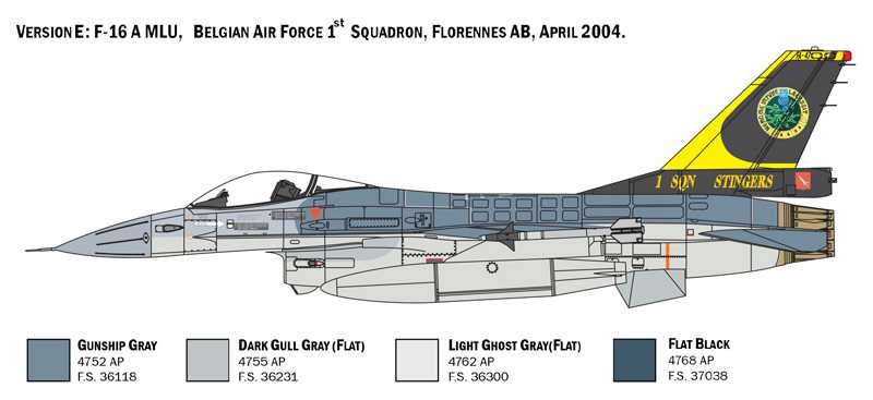 F-16A Fighting Falcon (Italeri 1:48)