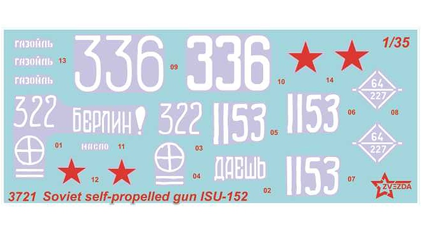 Soviet Self-propelled Gun ISU-152 (1:35)