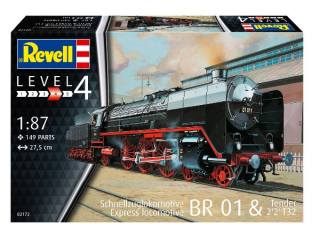 Lokomotiva Schnellzuglok BR01 mit Tender 2´2´ T32 (1:87)