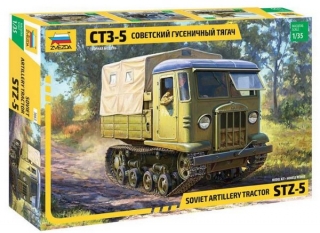 STZ-5 Soviet artillery tractor (Zvezda 1:35) 