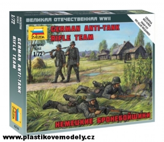 Wargames figurky -German Anti Tank Rifle Team (Zvezda 1:72) 