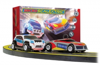 Autodráha MICRO SCALEXTRIC G1149P - Law Enforcer Mains Powered Race Set (1:64)