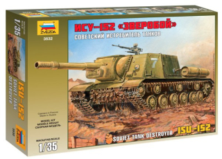 ISU-152 Soviet Self-propelled Gun (Zvezda 1:35)