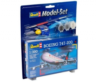 64210 - Set Boeing 747-200 (Revell 1:390) 