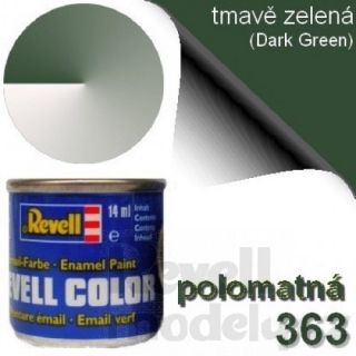 32363 - Hedvábná tmavě zelená 14ml (dark green silk) 363 