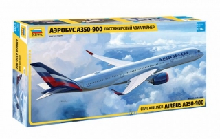 Letadlo Airbus A350-900 (Zvezda 1:144) 