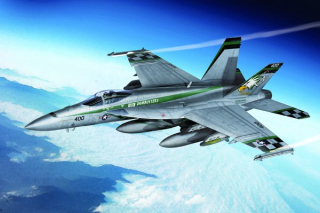Boeing F-A-18E Super Hornet VFA-195 Chippy Ho (Academy 1:72)