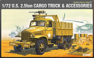 US 6x6 Cargo Truck and Accessories (Academy 1:72) 