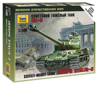 Wargames (WWII) tank IS-2 Stalin (Zvezda 1:100) 