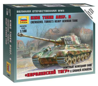 Wargames (WWII) 6204 - King Tiger Ausf. B - German heavy tank (Zvezda 1:100)