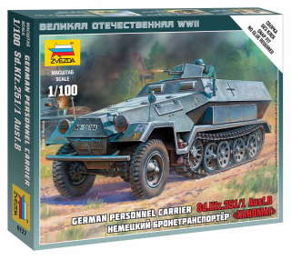 Sd.Kfz.251-1 Ausf.B (Zvezda 1:100)