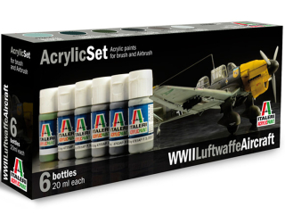 Sada akrylových barev 436AP - WWII LUFTWAFFE AIRCRAFT 6 ks