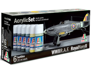 Sada akrylových barev - R.A.F. / ROYAL NAVY II 6 ks