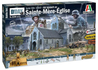 Diorama - Battle of Normandy: Saint-Mere-Église 6 June 1944 (Italeri 1:72)