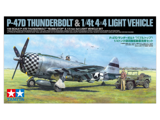 P-47D Bubbletop & 4x4 LV (Tamiya 1:48)