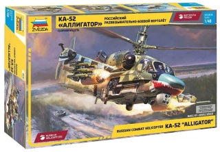 Vrtulník Ka-52 Aligator (Zvezda 1:48)