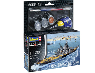 Set - Battleship USS New Jersey (Revell 1:1200)
