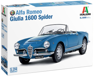 Alfa Romeo Giulia 1600 Spider (Italeri 1:24)