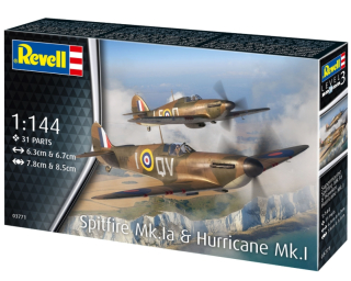 Supermarine Spitfire Mk.Ia & Hawker Hurricane Mk.I (1:144)