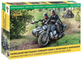 Zündapp K800 Motorcycle w/sidecar (1:35)
