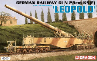 GERMAN RAILWAY GUN 28cm K5(E) 'LEOPOLD' (1:35)