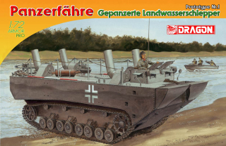 PANZERFÄHRE GEPANZERTE LANDWASSERSCHLEPPER PROTOTYPE Nr.1 (1:72)