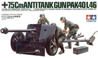 75mm Anti-Tank Gun Pak 40-L46 (Tamiya 1:35) 