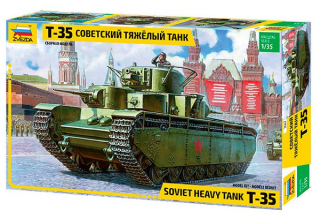 T-35 Heavy Soviet Tank (Zvezda 1:35) 