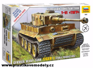 Snap Kit tank Tiger I (Zvezda 1:72)