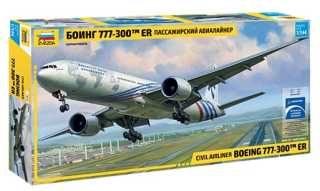 Letadlo Boeing 777-300ER (Zvezda 1:144)