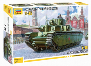 Soviet Heavy Tank T-35 (Zvezda 1:72)