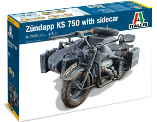 Zundapp KS 750 with sidecar (Italeri 1:9) 