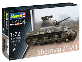Tank Sherman M4A1 (Revell 1:72)