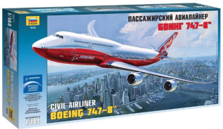 Boeing 747-8 (Zvezda 1:144) 