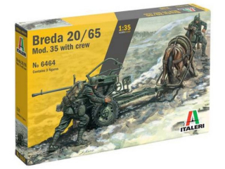 HORSE DRAWN BREDA 20-65 W-SERVANTS (Italeri 1:35) 